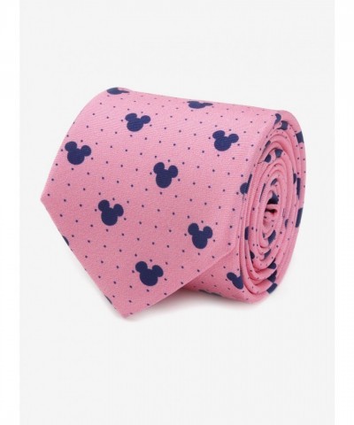 Disney Mickey Mouse Pin Dot Silk Tie for Men