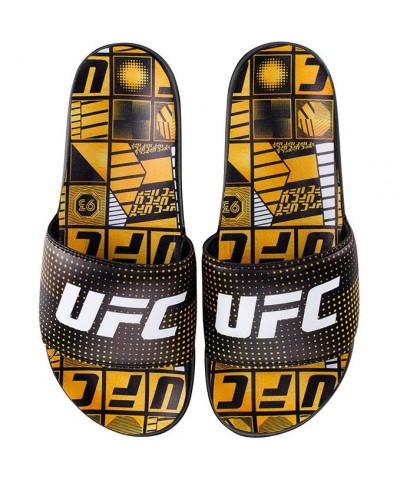 UFC Championship Gold Comfort Slides