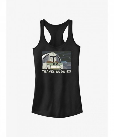 Star Wars Mandalorian Adventure Girls Tank Top - Black