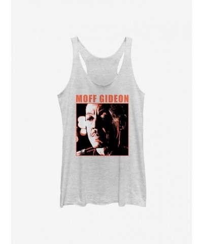 Mandalorian Moff Gideon Girls Tank Top - White