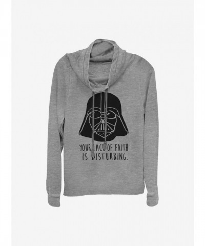 Star Wars Grey Cowl Neck Sweatshirt for Girls