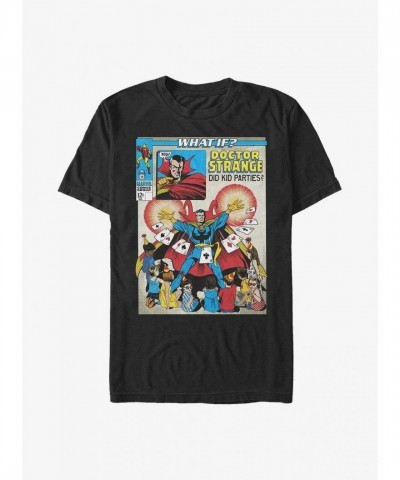Extra Soft Marvel What If...? Strange T-Shirt for Boys - Black