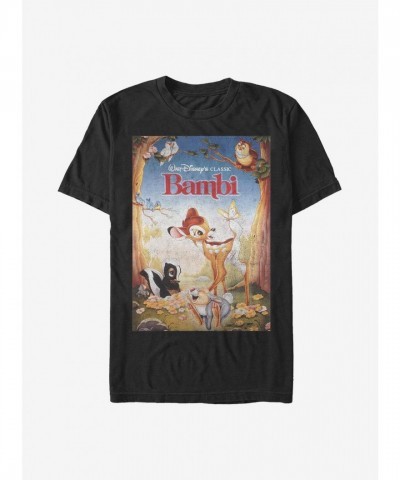 Disney Bambi T-Shirt - Men's Black for Beautiful Friendships