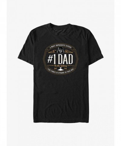 Star Wars Dad's T-Shirt - Force the Fashion in Black