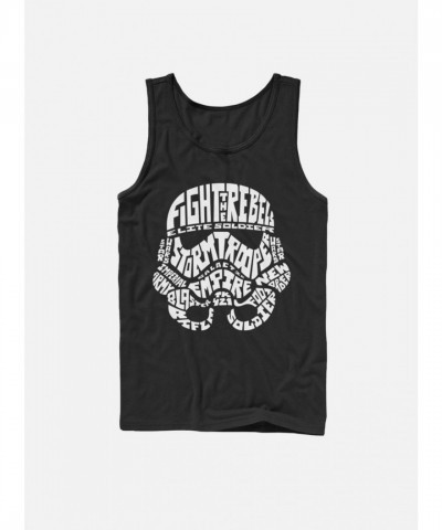 Star Wars Verbiage Men's Black Tank Top